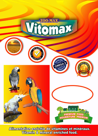 VITOMAX Nourriture Perroquet 9kg
