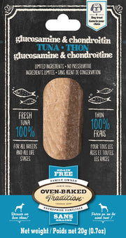 OBT Gâteries Chien Filet Thon, Glucosamine & Chondroïtine SG 20g