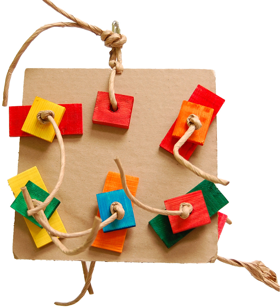 FUNMAX Jouet Oiseaux Birdie Pizza M 10x10"