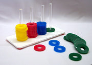 *FUNMAX Jouet Oiseaux Jeu d'Anneaux Professeur L 8x6