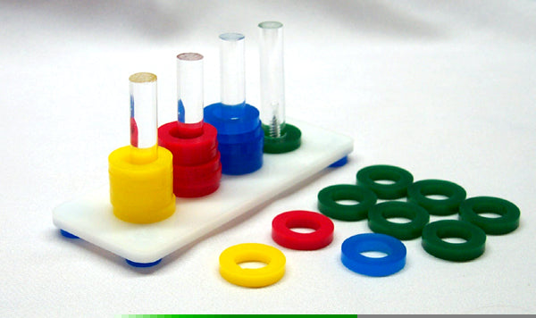 *FUNMAX Jouet Oiseaux Jeu d'Anneaux Professeur S 5x2"