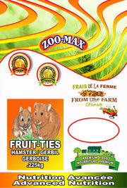 *FRUIT-TIES Nourriture Rongeur 225g