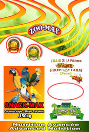 ZOO-MAX Snack-Max Gâteries Oiseaux Coconut Rappé 150g