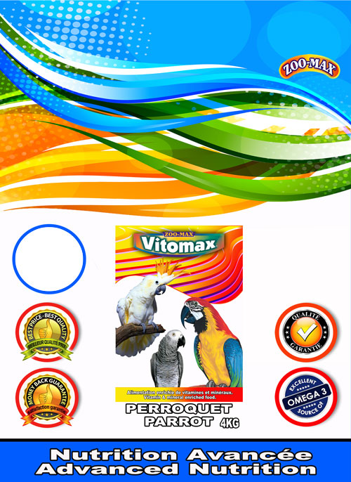 VITOMAX Nourriture Perroquet 4kg