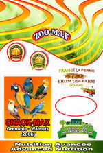 Voir l’image dans la galerie, ZOO-MAX Snack-Max Gâteries Oiseaux Noix de Grenoble Sans Coquille 200g