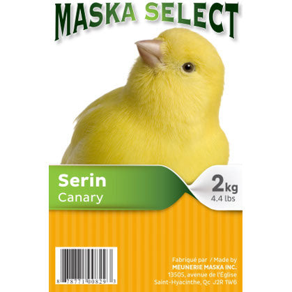 MASKA SELECT Nourriture Alpiste 2kg pour Oiseaux Sauvages