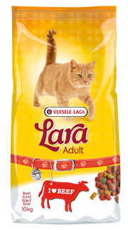 Lara - Chat Adulte Boeuf - Nourriture Sèche pour Chats