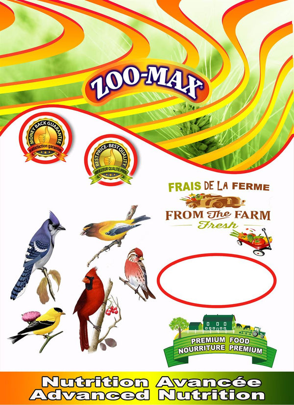ECONO-MAX Nourriture Oiseaux Sauvages Tournesol Noir 1.5kg