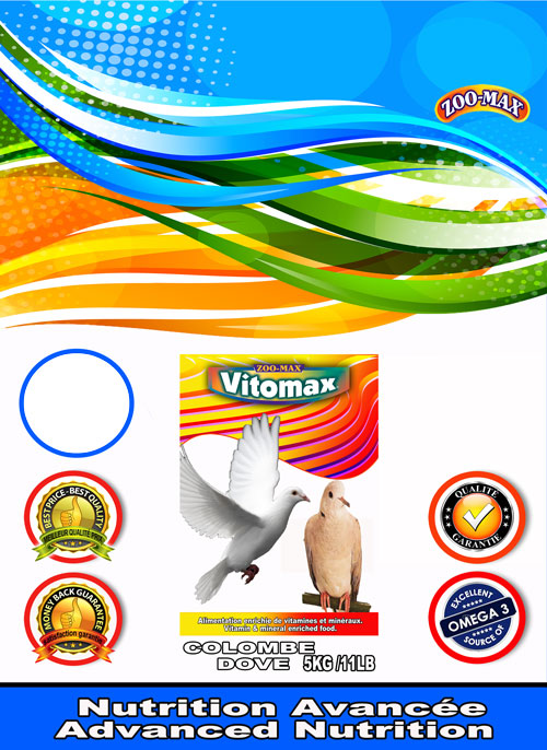 VITOMAX Nourriture Colombe & Tourterelle 5kg