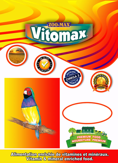 VITOMAX Nourriture Pinson Gould 20kg