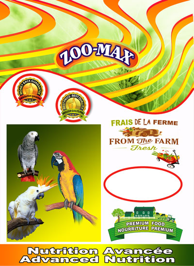 ECONO-MAX Nourriture Perroquet 18kg