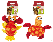 Riga - Jouet Mini Boutchouc en Peluche avec Couineur pour Chiens, 15 cm