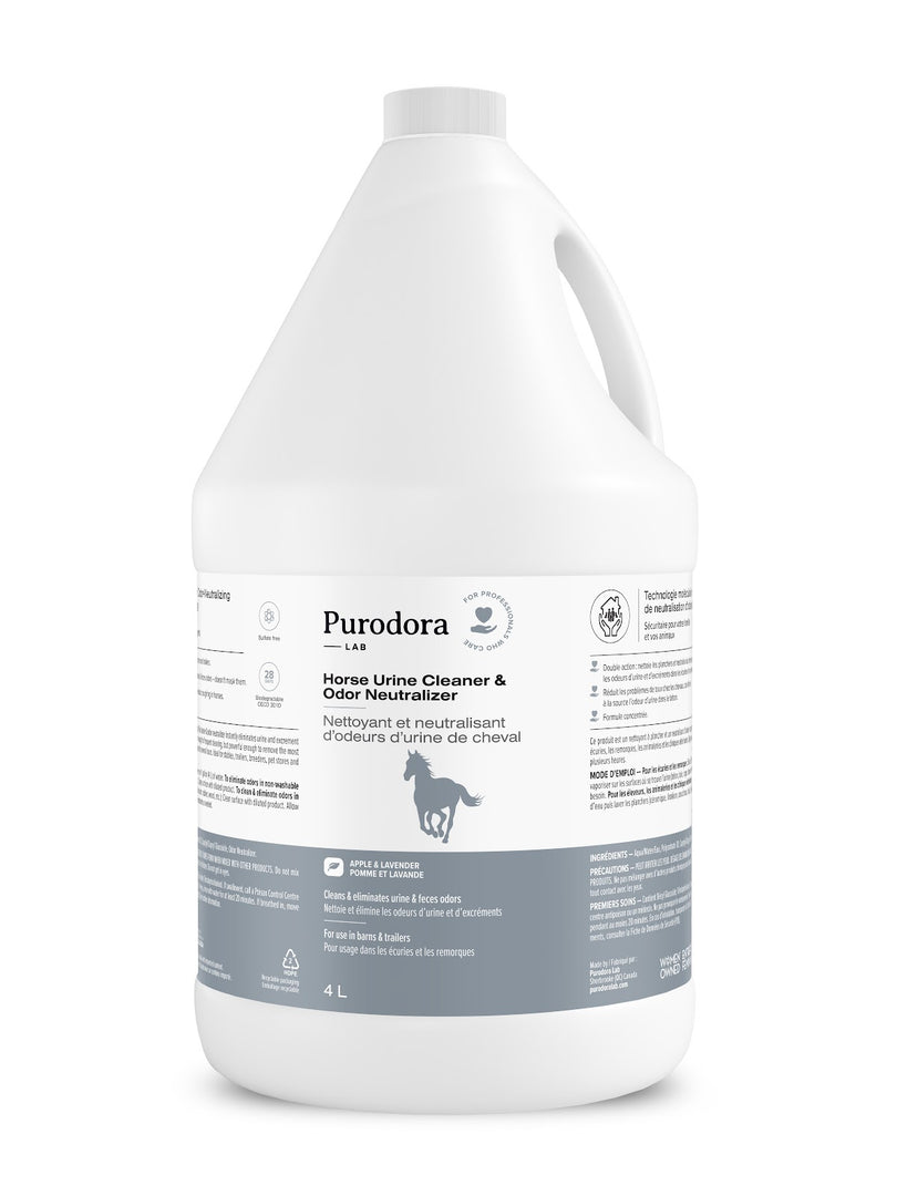 PURODORA Neutralisant Odeurs Urine de Cheval 4L