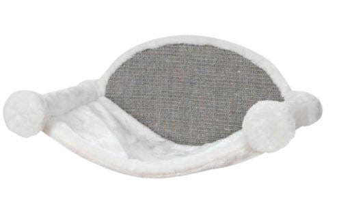 TRIXIE Hamac Mural Blanc & Gris