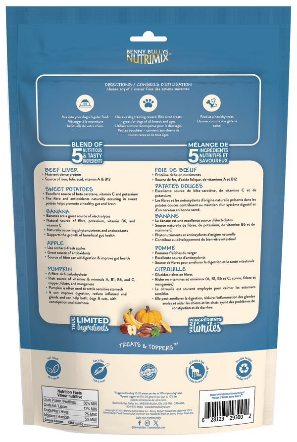 BENNY BULLY'S Gâteries Chien Topper Nutrimix 436g