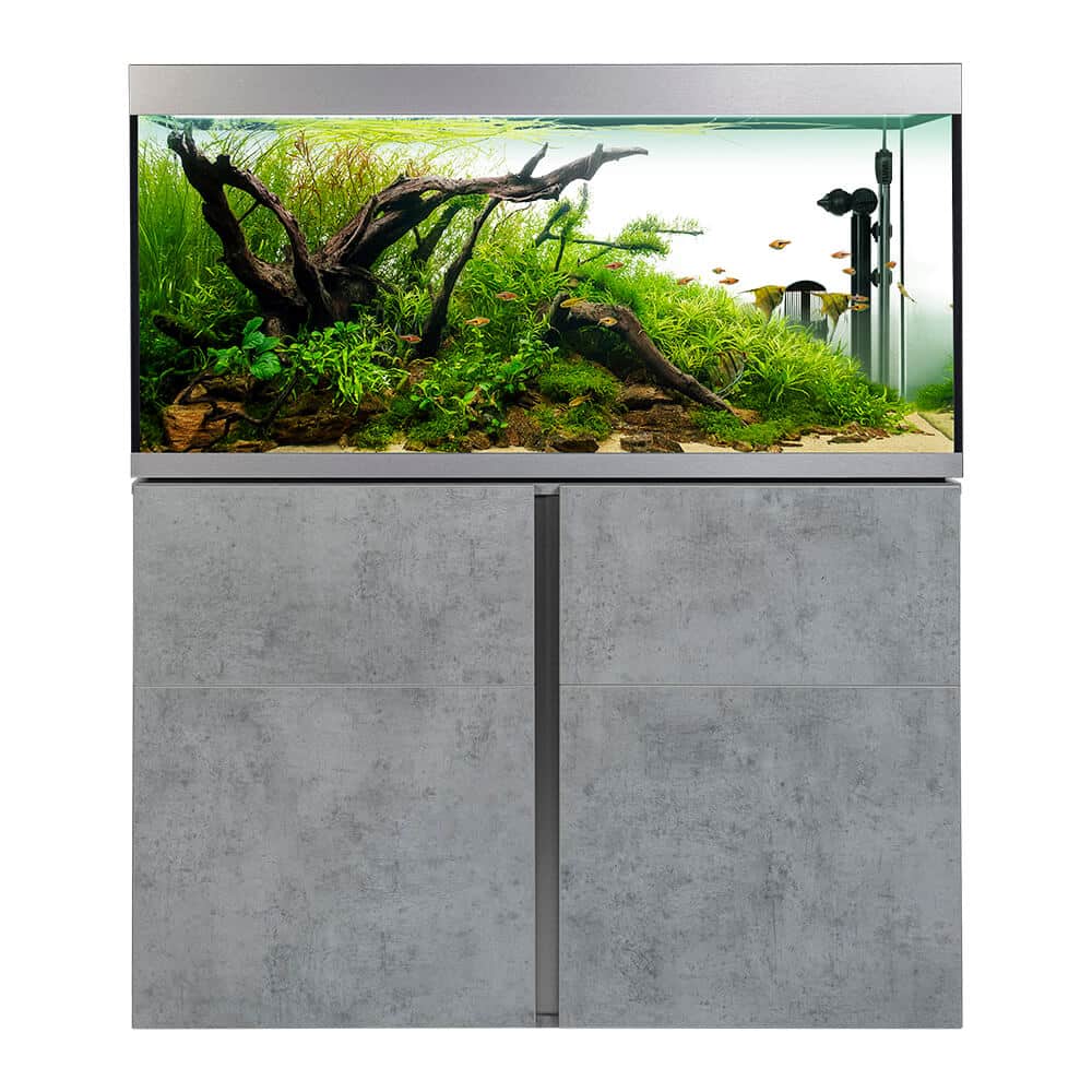 FLUVAL SIENA Aquarium Équipé/Meuble 88G Gris Béton