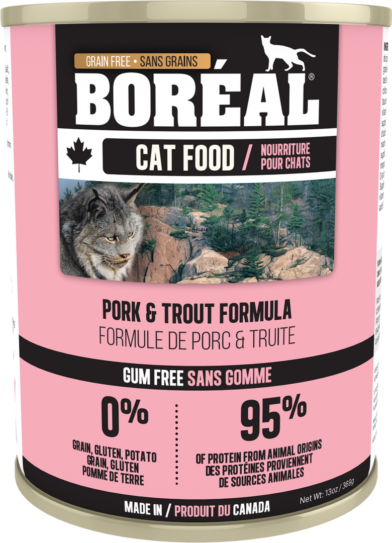 BOREAL Chat Pâté Porc & Truite SG 156g