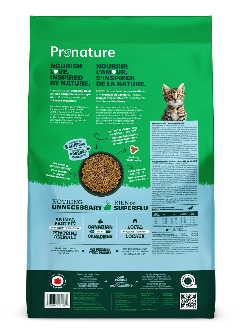 PRONATURE Chaton Poulet 2kg