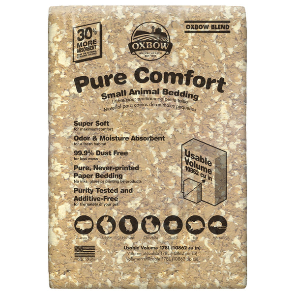 OXBOW Litière Rongeur Pure Comfort Papier Mixte 178L