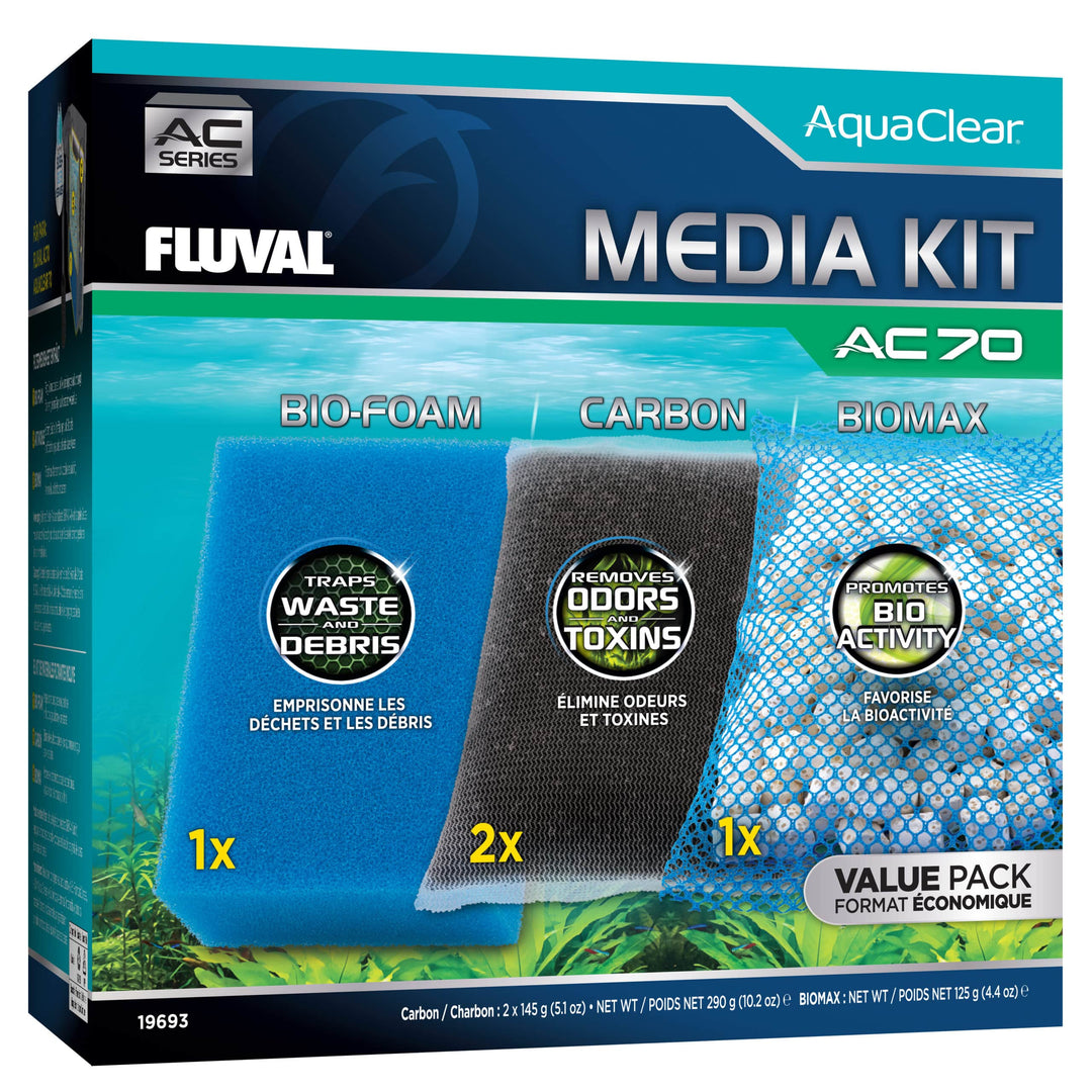 Fluval AquaClear - Ensemble de Masses Filtrantes de Rechange - Masse Filtrante pour Aquariums