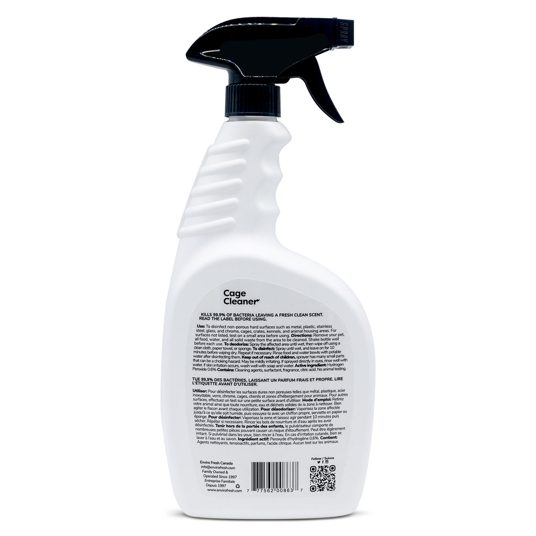 ENVIROFRESH Nettoyant Cage 950ml