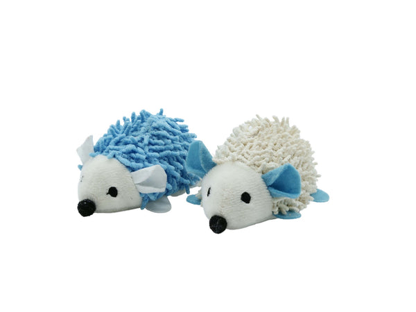 BUD'Z Jouet Chat Duo Hérissons & Catnip Bleu & Beige