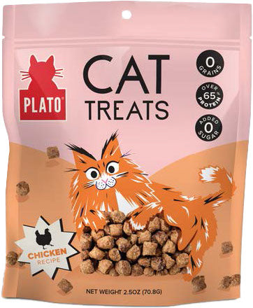 PLATO Gâteries Chat Poulet 70.8g