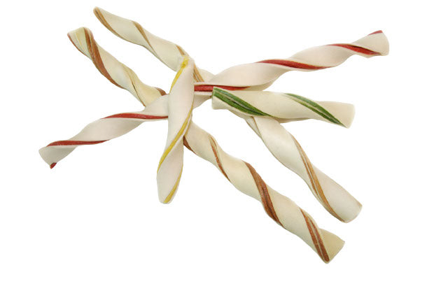 JUNGLEMAX Gâteries Chien Bâtonnets Blanc Torsadés au Boeuf 13"