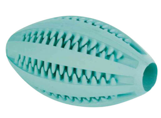 TRIXIE Jouet Chien DentaFun Ballon Rugby 11cm