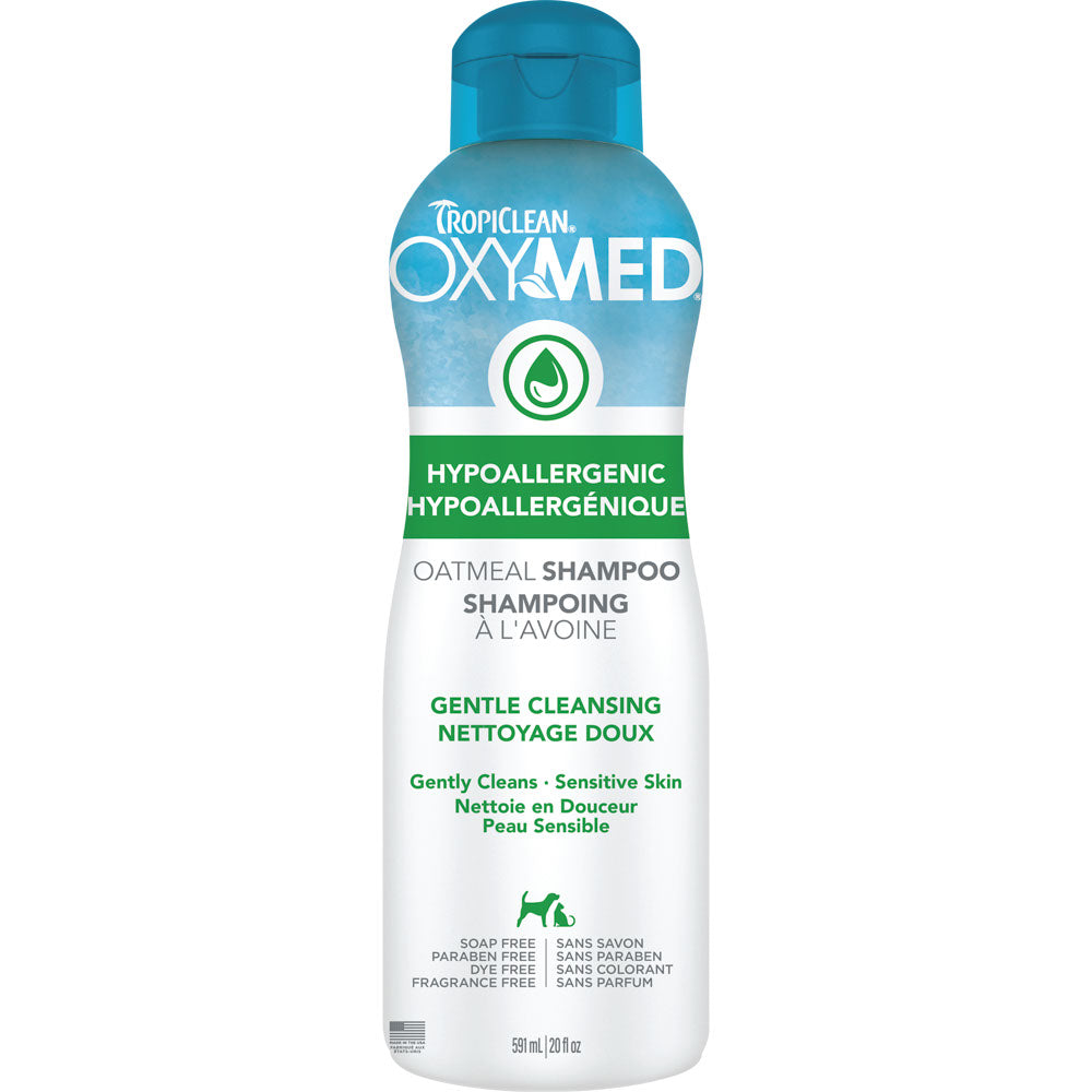 TROPICLEAN Oxymed Shampoing Hypoallergénique 20oz