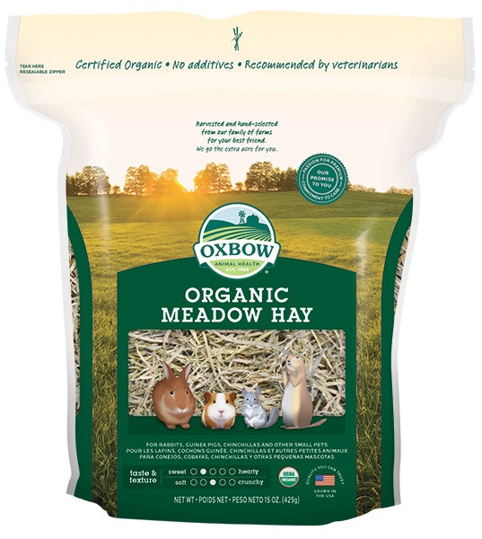 OXBOW Nourriture Foin de Pré Organique 15oz