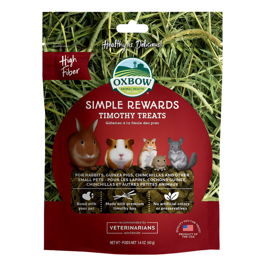 OXBOW SIMPLE REWARDS Gâteries Rongeur Foin Timothy 1.4oz