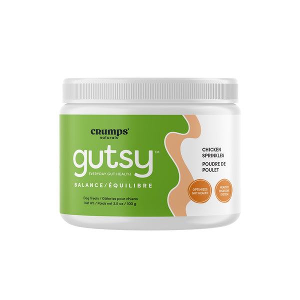 CRUMPS' NATURALS GUTZY Gâteries Chien Équilibre, Poudre de Poulet 100g