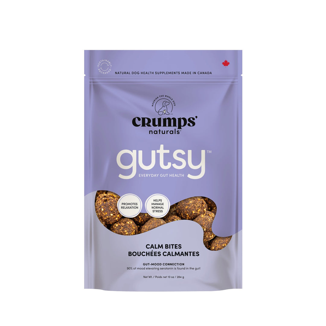 CRUMPS' NATURALS GUTZY Gâteries Chien Bouchées Calmantes 284g