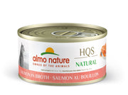 ALMO HQS NATURAL Chat Saumon au Bouillon 70g