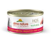 ALMO HQS NATURAL Chat Poulet & Foie au Bouillon 70g