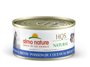 ALMO HQS NATURAL Chat Poisson Océan au Bouillon 70g