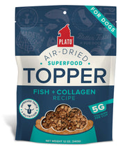 PLATO Gâteries Chien Topper Poisson & Callogène 340g