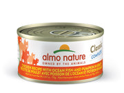 ALMO CLASSIC COMPLETE Chat Poulet,Poisson & Potiron en Sauce 70g