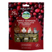 OXBOW SIMPLE REWARDS Gâteries Rongeur Canneberge 2oz