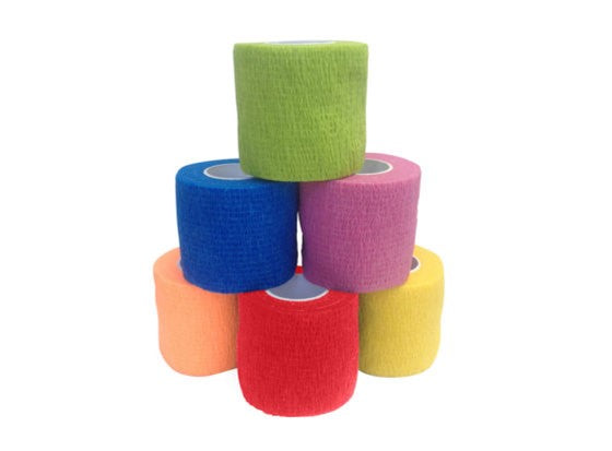 AMD RITMED Bandages Cohésifs Couleurs Asst. 2" x4