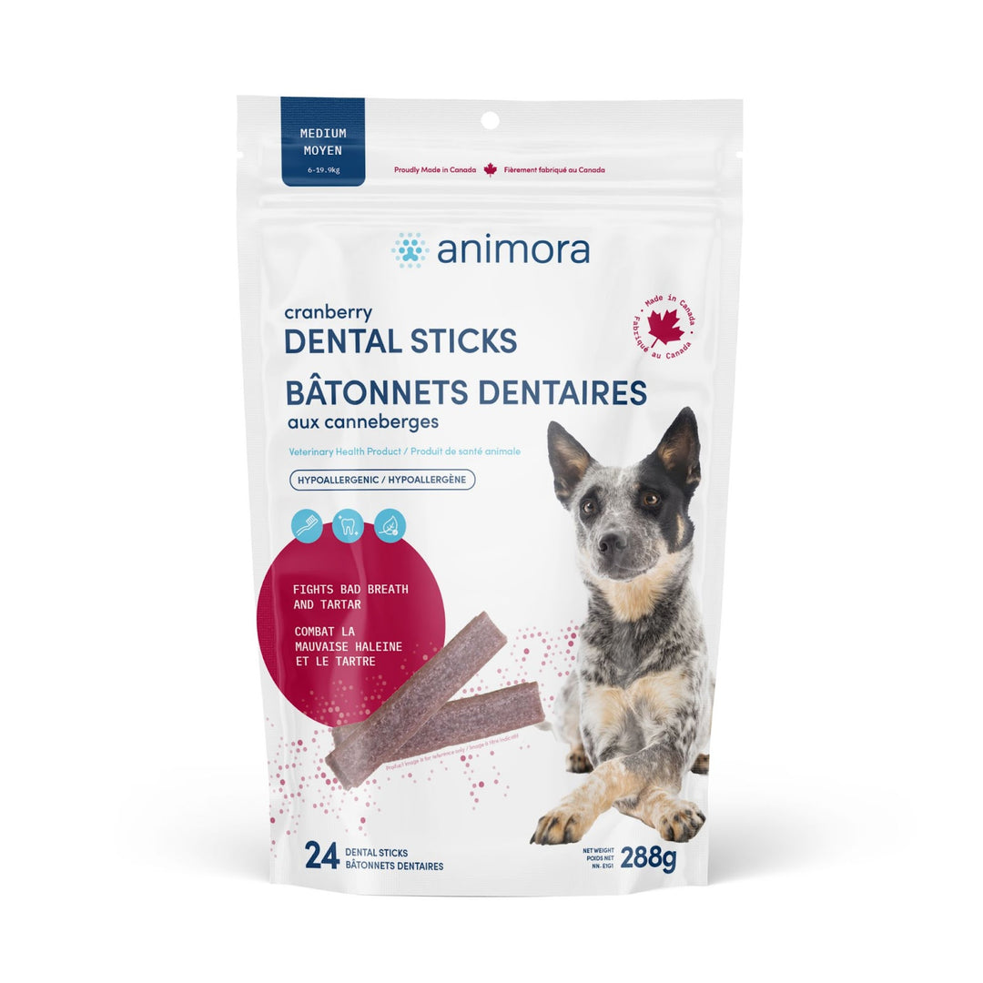 ANIMORA Gâteries Chien Bâtonnets Canneberges M 288g