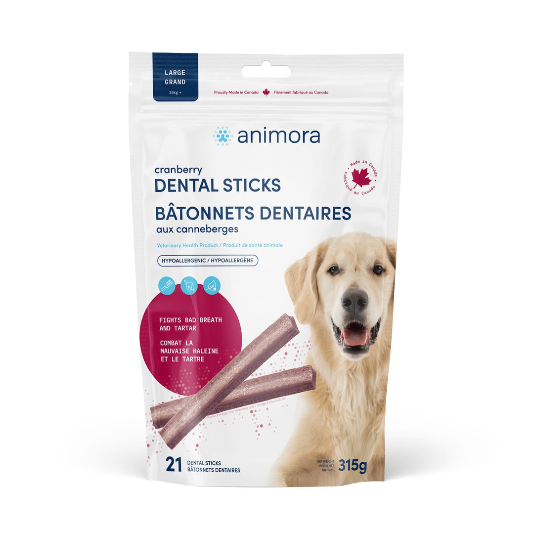ANIMORA Gâteries Chien Bâtonnets Canneberges L 320g