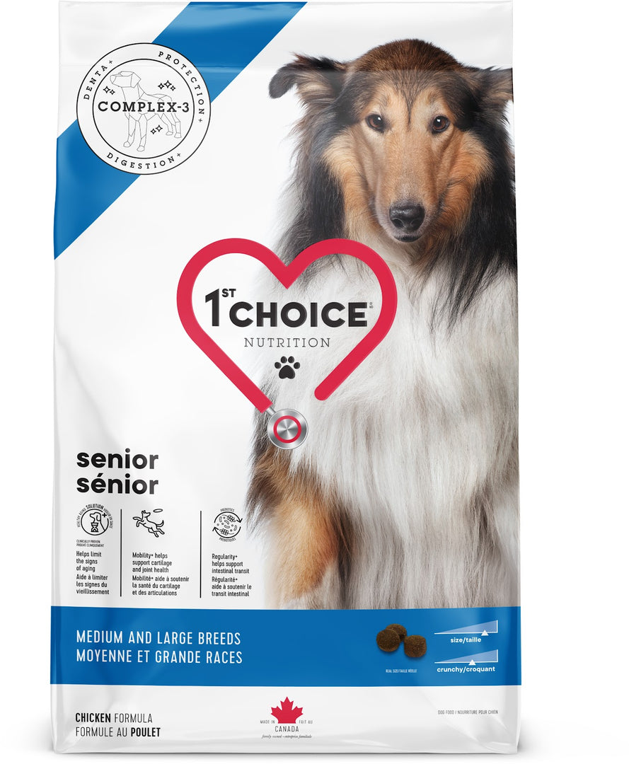 1st CHOICE Chien Sénior MR & GR, Poulet 12kg
