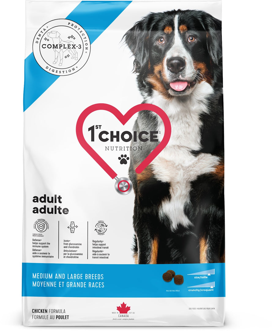 1st CHOICE Chien Adulte MR & GR Poulet 14kg