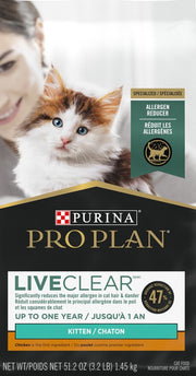 Pro Plan LiveClear - Chaton Poulet et Riz - Nourriture Sèche pour Chats