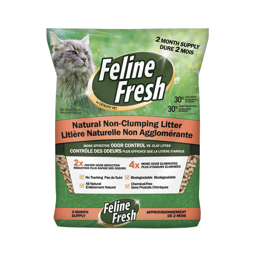 FELINE FRESH Litière Granules de Pin 9.07kg