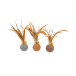 Voir l’image dans la galerie, Riga - Jouet Mini Balle en Caoutchouc avec Plume pour Chats