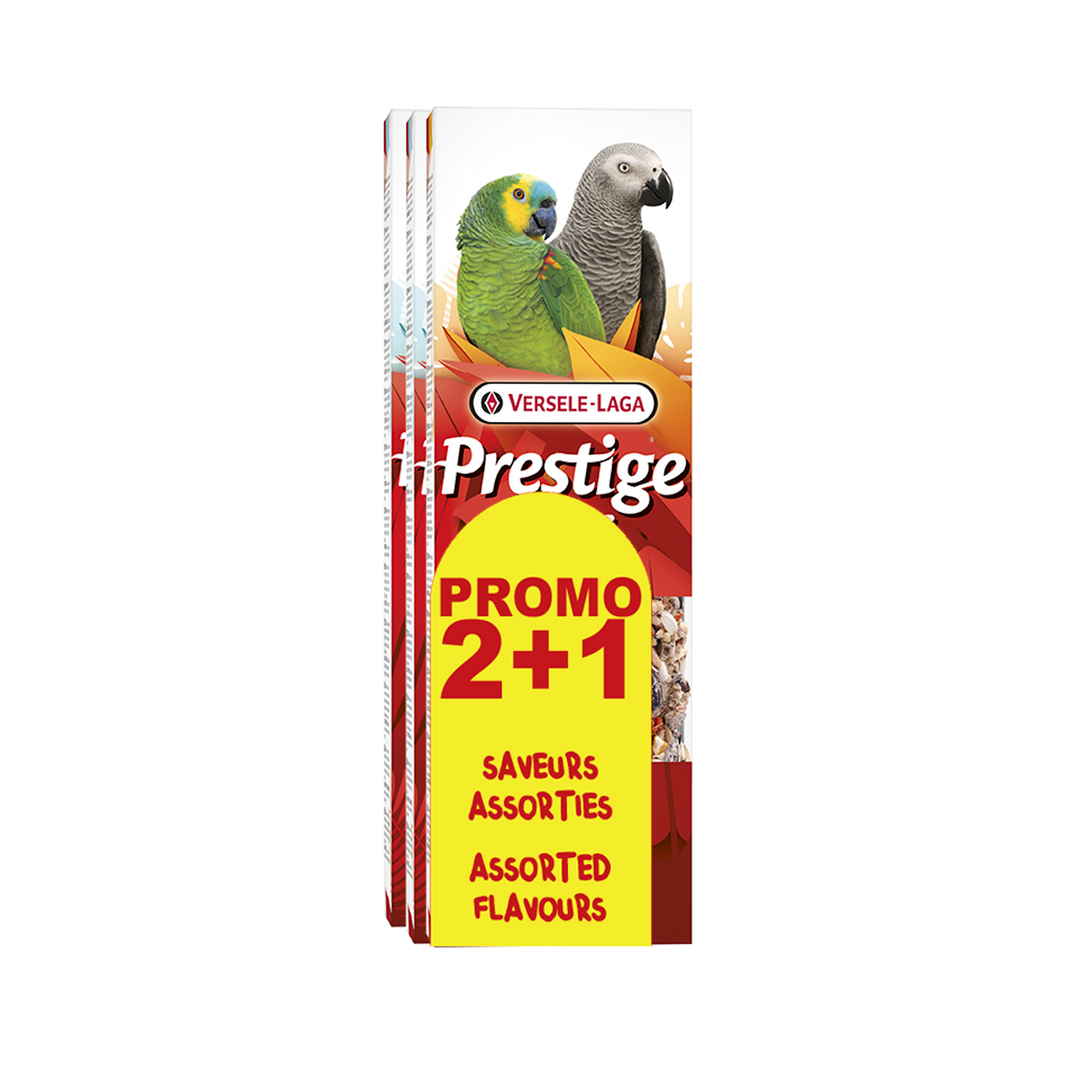 VL PRESTIGE Gâteries Combo 3 Sticks Perroquet
