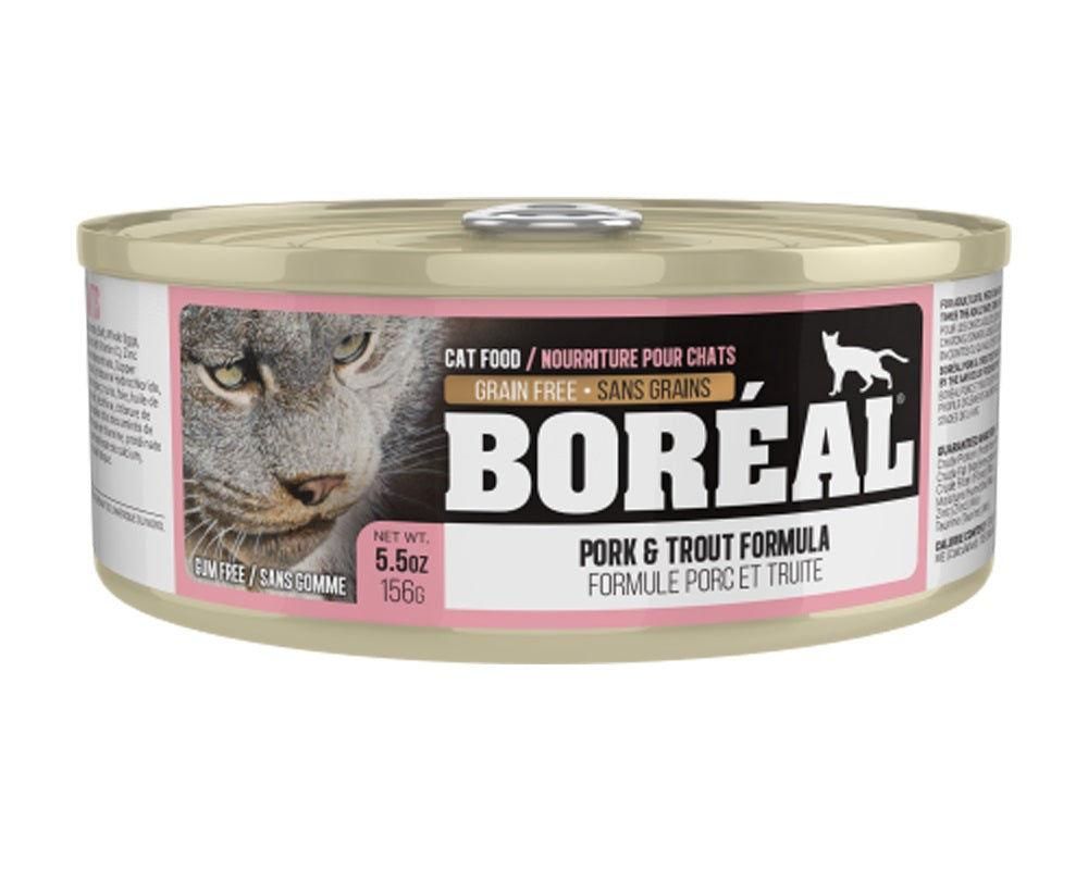 BOREAL Chat Pâté Porc & Truite SG 156g